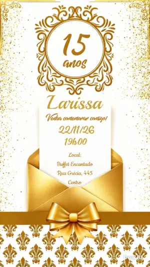 Quinceañera Invitation – Static – Heliene Designer