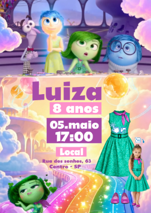 Convite Animado Divertidamente: Vire a Nojinho com sua foto IA