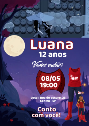 Convite Animado Marceline: Vire a Personagem com sua Foto por IA