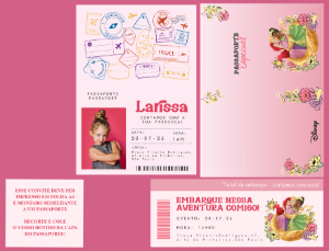 Invitación de cumpleaños Princesas – Estático – Tay