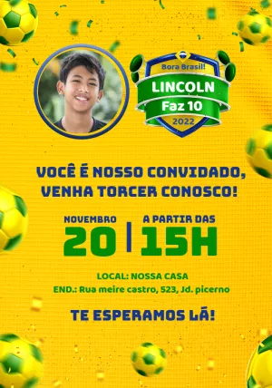 Soccer Birthday Invitation – Static – Adriana Silvia