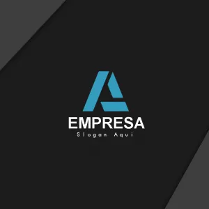 Logo Abstrato com Letra A para Editar Online