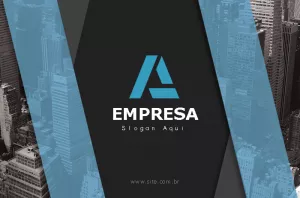 Cartão de Visita Corporativo Moderno para Editar Online