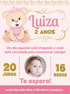 Invitación de cumpleaños Princesas – Estático – Bella Liz Convites
