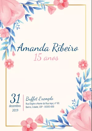 Quinceañera Invitation – Static – Wolf Designer