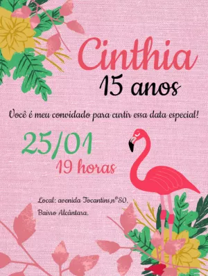 Quinceañera Invitation – Static – Gley Leobas