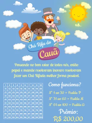 Babyparty-Tombola – Statisch – Pedro Henrique