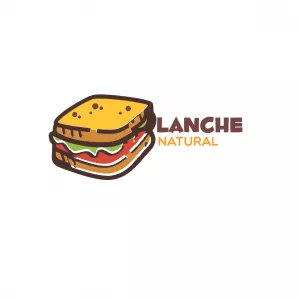 Logo para Lanche Natural para Editar e Baixar Online