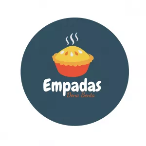 Logo para Empadas com Ilustração Saborosa para Editar Online