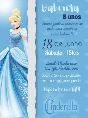 Invito di compleanno Principesse – Statico – ig: @illustragio