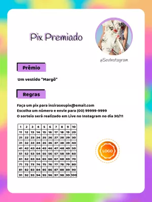 Rifa Online Editável: Crie sua Cartela de Sorteio para Editar