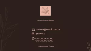 Cartão de Visita Digital Vestuário Elegante para Editar Online
