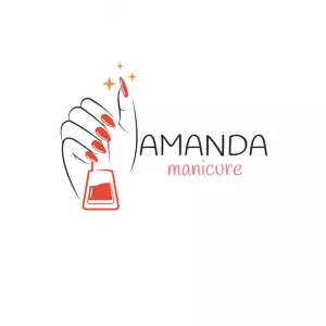 Logotipo de Manicure e Unhas Editável Online