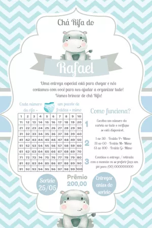 Babyparty-Tombola – Statisch – Mimo Digital