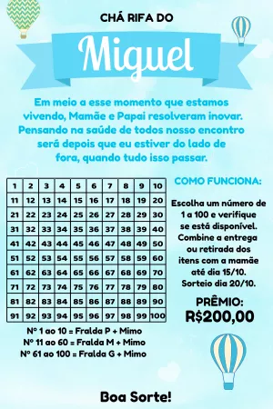 Baby Shower Raffle – Static – Mimo Digital