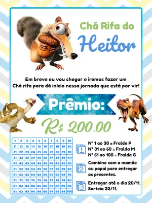 Baby Shower Raffle – Static – Pedro Henrique