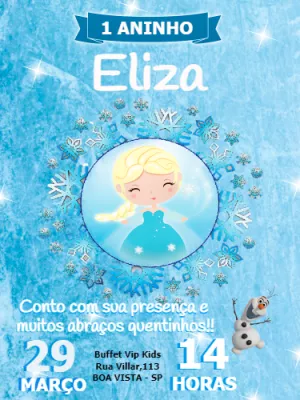 Invitación de cumpleaños Princesas – Estático – Augusto Renan