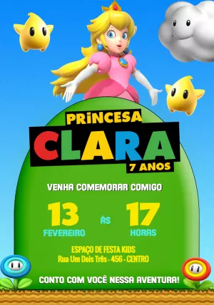 Invitación de cumpleaños Princesas – Estático – Jotta