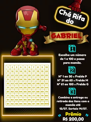 Babyparty-Tombola – Statisch – Pedro Henrique
