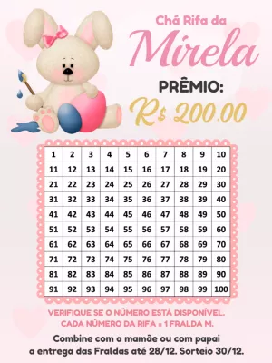 Baby Shower Raffle – Static – Pedro Henrique