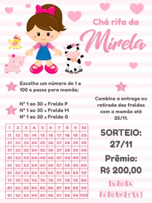 Baby Shower Raffle – Static – Pedro Henrique