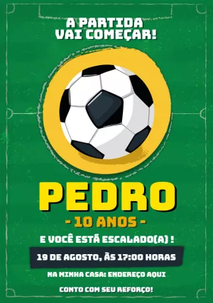 Soccer Birthday Invitation – Static – Jotta