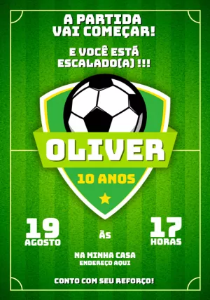 Soccer Birthday Invitation – Static – Jotta