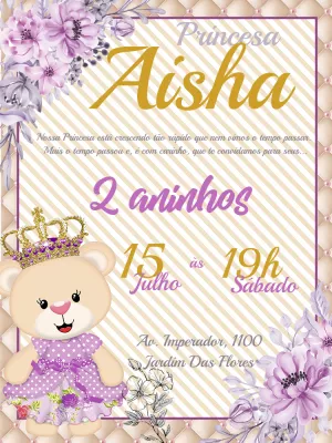 Invitación de cumpleaños Princesas – Estático – Mimo Digital