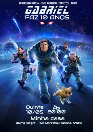 Invitation d'anniversaire Toy Story – Statique – Wolf Designer