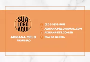 Cartão de Visita Mármore Elegante para Editar Online