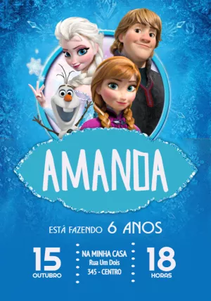 Frozen Birthday Invitation – Static – Jotta