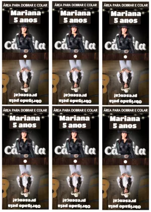 Capa de Pirulito Cantora Sertaneja para Editar Online