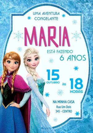 Frozen Birthday Invitation – Static – Jotta