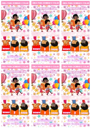 Capa de Pirulito 3 Palavrinhas para Editar e Imprimir