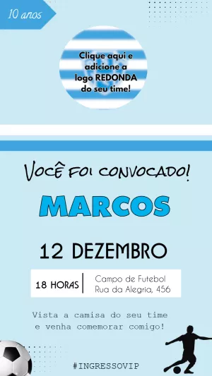 Soccer Birthday Invitation – Static – Felicity Artes