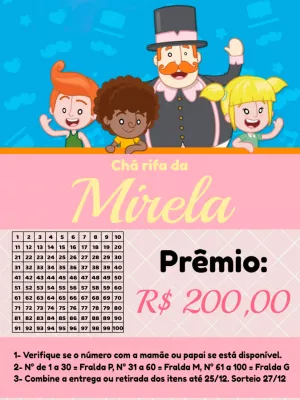 Baby Shower Raffle – Static – Pedro Henrique