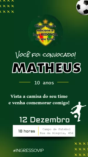 Soccer Birthday Invitation – Static – Felicity Artes