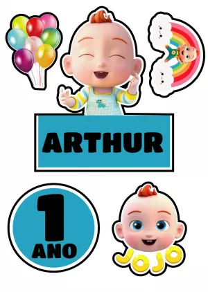 Cake Topper – Static – Gley Leobas