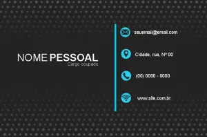 Cartão de Visita Moderno e Profissional para Editar Online
