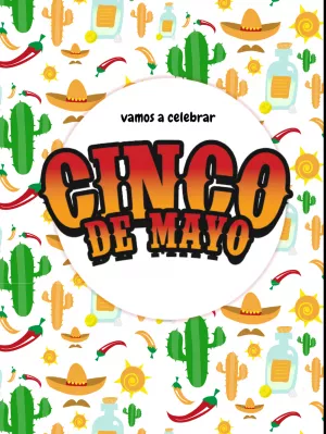 Convite Festa Mexicana com Cactos e Sombreros para Editar Online