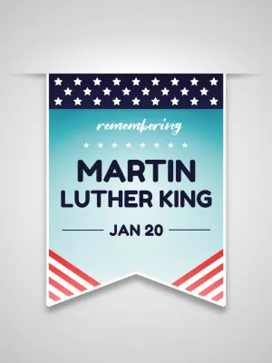 Editable Martin Luther King Day Post to Customize Online