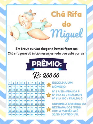 Baby Shower Raffle – Static – Pedro Henrique