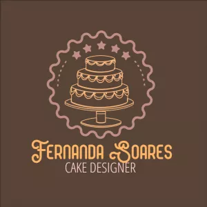 Logo Editável para Confeitaria e Bolos para Editar