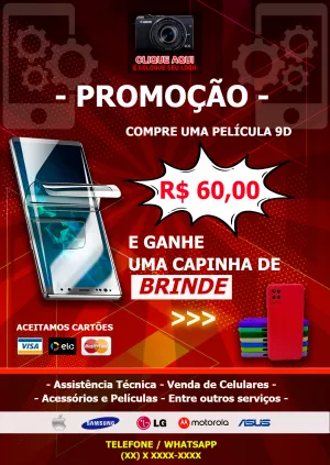 Post Editável de Promoção para Assistência Técnica de Celulares