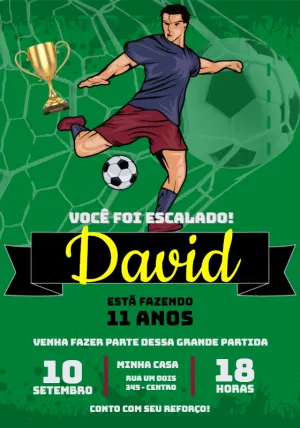 Soccer Birthday Invitation – Static – Jotta