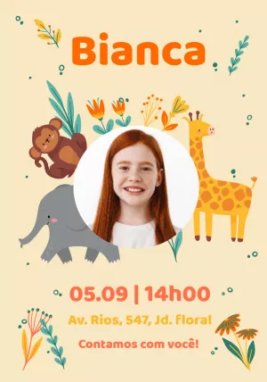 Safari Birthday Invitation – Static – Tay