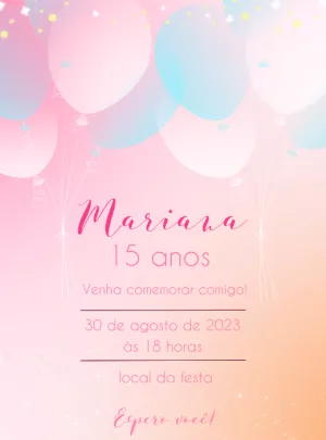 Quinceañera Invitation – Static – Jonathan Fiuza