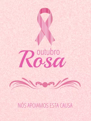 Post Editável Outubro Rosa: Apoie a Causa Online