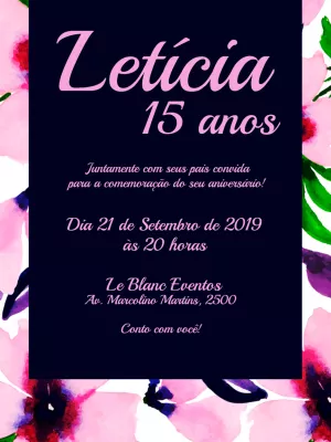 Quinceañera Invitation – Static – Wolf Designer