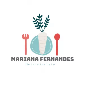 Logo Nutricionista com Elementos Saudáveis para Editar Online